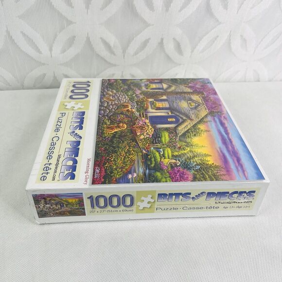 Bits and Pieces Morning Glory By Cody Carlson 1000 Piece Jigsaw Puzzle. - Picture 3 of 5
